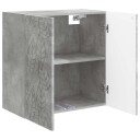 vidaXL Vegghengt skap Betonggrå 59 x 31 x 60 cm Konstruert tre