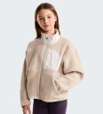 The North Face Girls" Yumiori Off Peak Full Zip Jacket Timeless Taupe/White Dune XXL