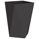 vidaXL Plantekassed Svart 50 x 50 x 75 cm Stål