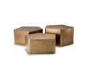Veenazza sofabord antikk messing 3-sett