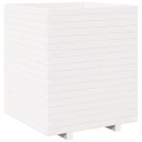  Plantekasse hvit 60x60x72,5 cm heltre furu