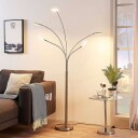 Lindby Anea 5 Gulvlampe Nickel/White