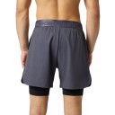 Björn Borg 2 In 1 Treningsshorts Herre i Asphalt, XL