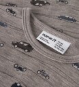 Name It Nmmwang Wool Rib Ls Top Aop Noos   Grey   92