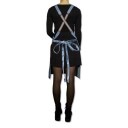 DUTCHDELUXES Suspender Forkle i denim, Blå