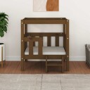 Vidaxl Hundeseng Honningbrun 65.5X43X70 cm Heltre Furu