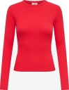 JDY Jdylucky L/S O Neck New Top Jrs Noos   RACING RED   M