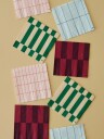 Hay Pattern Servietter 33x33 cm Rød / Off white