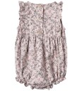Wheat Romper Emmaline – lilac checked flowers   86