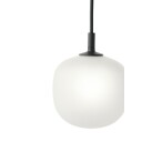 Muuto Rime Pendant 12 cm Opal / Black