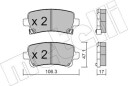 METELLI 22 0844 0 Bremseklosser