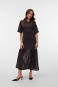 Vero Moda   Maxikjole vmBrenda 2/4 O neck Ankle Dress Jrs   Brun
