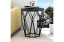 Bojana Sidebord Rundt 46 cm - Svart
