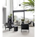 Timber sidebord/krakk metal black