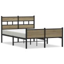  Sengeramme uten madrass sonoma eik 120x200 cm konstruert tre 8721158378774