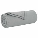 vidaXL Kastepledd 24 pcs Grå 170 x 130 cm Fleece