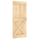  Dør NARVIK Naturlig 90 x 210 cm Massiv Furu Tre