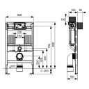 Tece Teceprofil Sealingbag Lav Innbyggingssisterne H82cm