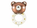PartyDeco Folieballong Teddybjørn Rangle