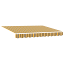  Automatisk Uttrekkbar Markise Flerfarget Stripe 300x250 cm