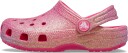 Crocs Classic Iridescent Glitter Kids Sandaler Dragon Fruit 20-21