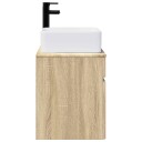  Vegghengt servantkommode Sonoma eik 49 x 41 x 63 cm
