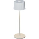 Konstsmide Positano hvit rund USB 2700K/3000K kan dimmes 1733924-02-0 1733924-01-0