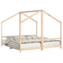 Vidaxl Barnesengeramme 2x90x190 cm heltre furu