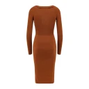 Elisabetta Franchi Dame Kjoler Brun XL,