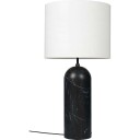 Gubi Gravity XL Low Gulvlampe Black Marble/White