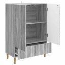 Serviesskap Grå sonoma 66 x 34,5 x 95 cm Konstruert tre