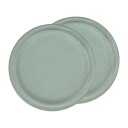 Villa Collection Evig lunsjtallerken Ø 20 cm 2-pakning Grønn