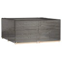 vidaXL Hagemøbeltrekk 16 maljer 205x205x90 cm firkantet
