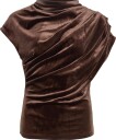 Vila Vilivas S/L Top /Dc   COFFEE BEAN   XL