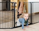 BabyDan CombiFit XXL Skrugrind 90-350 cm Svart
