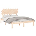 vidaXL Sengeramme 150x200 cm 5FT King Size heltre