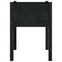 vidaXL Plantekasse svart 50x50x70 cm heltre furu