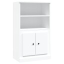 vidaXL Highboard hvit 60x35,5x103,5 cm konstruert tre