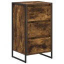  Serviesskap med skuff Røyk Eik 42 x 36 x 75.5 cm Konstruert tre