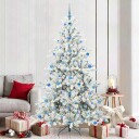  Kunstig sammensatt juletre med 300 LED med stativ 210 cm PVC