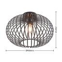 Lindby Rosalea taklampe, kobber
