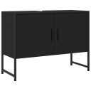  Servantskap svart 80x33x60 cm konstruert tre