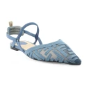 Fendi Dame Sko Blå 37 1/2 EU,