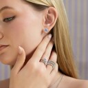 Lily and Rose Delphine Earrings Lavender