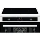 Electrolux Induksjonskomfyr LKI6489NOW Hvit med Pyrolyse og Dampkoking
