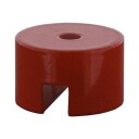 Fortis Knappmagnet Alnico 31,8x25,4mm 66n, Hål 7,0mm