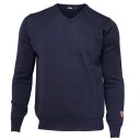 Ivanhoe Men's Cashwool V-Neck Blå S Man