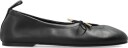 ALOHAS Rosalind Black Leather Ballet Flats - Black - 40