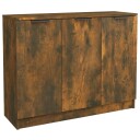 vidaXL Skjenk røkt eik 90,5x30x70 cm konstruert tre