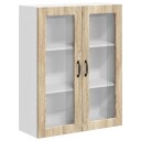  Kjøkken veggskap Sonoma eik 80 x 31 x 100 cm Konstruert tre